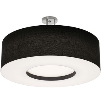 Montclair Four Light Semi-Flush Mount in Satin Nickel (162|MCF3044MB-BKSF)