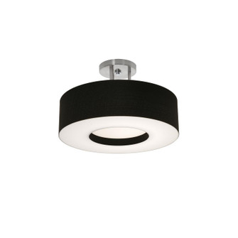 Montclair Two Light Semi-Flush Mount in Satin Nickel (162|MCF1524MB-BKSF)