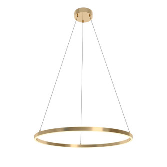 Glo LED Pendant in Satin Brass (162|GLOP36L30D1SB)