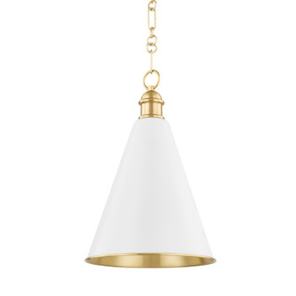 Fenimore One Light Pendant in Aged Brass (428|H761701A-AGB/SWH)