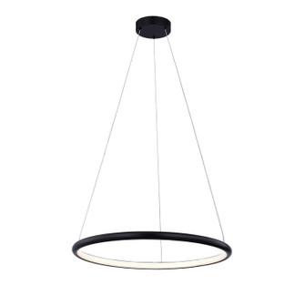 Circola LED Pendant in Matte Black (102|NSH-4482-MBLK)