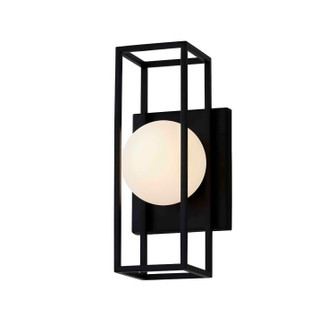 Fusion LED Outdoor Wall Sconce in Matte Black (102|FSN-7182W-OPAL-MBLK)