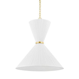 Enid Two Light Pendant in Aged Brass (70|5930-AGB)