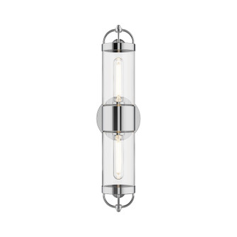 Lancaster Two Light Wall Sconce in Chrome (452|WV461102CH)