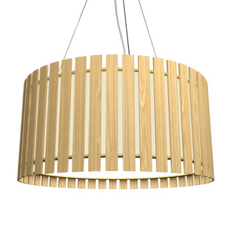 Slatted LED Pendant in Sand (486|1095LED.45)