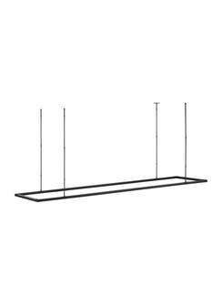 Stagger LED Linear Suspension in Nightshade Black (182|MDLS18627B)