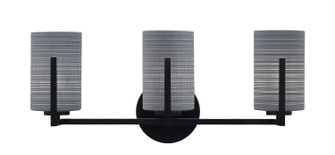 Atlas Three Light Bathroom Lighting in Matte Black (200|4513-MB-4062)