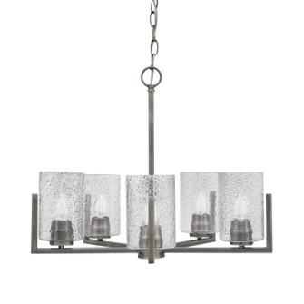 Atlas Five Light Chandelier in Graphite (200|4505-GP-3002)