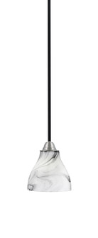 Paramount One Light Mini Pendant in Matte Black & Brushed Nickel (200|3401-MBBN-4769)