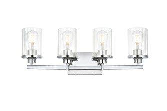 Saanvi Four Light Bath Sconce in Chrome and Clear (173|LD7316W25CH)