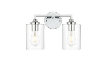 Mayson Two Light Bath Sconce in Chrome and Clear (173|LD7315W14CH)