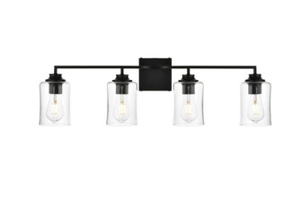 Ronnie Four Light Bath Sconce in Black (173|LD7314W32BLK)