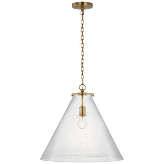 Katie Conical LED Pendant in Hand-Rubbed Antique Brass (268|TOB 5227HAB/G6-SG)