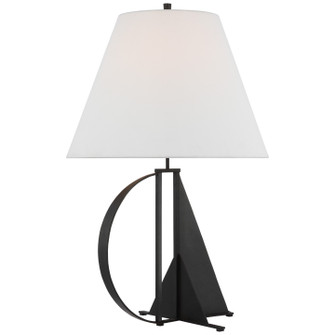 Auxerre LED Table Lamp in Aged Iron (268|TOB 3422AI-L)