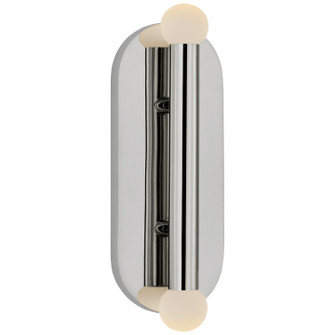 Rousseau LED Wall Sconce in Polished Nickel (268|KW 2287PN-ECG)