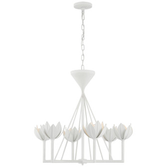 Alberto LED Chandelier in Plaster White (268|JN 5007PW)