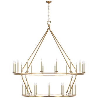 Darlana Ring LED Chandelier in Antique-Burnished Brass (268|CHC 5278AB)