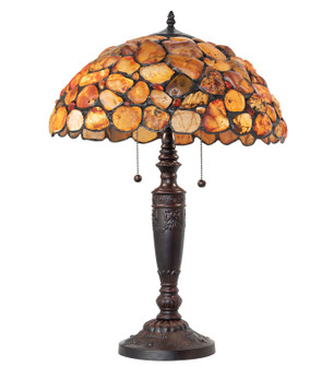 Agata Two Light Table Lamp in Mahogany Bronze (57|253041)