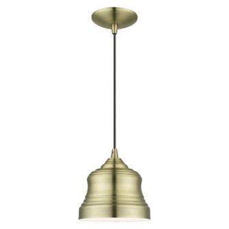 Endicott One Light Pendant in Antique Brass (107|55901-01)