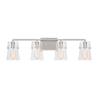 Crofton Four Light Bath in Brushed Steel (454|DJV1034BS)