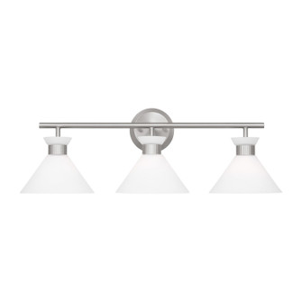 Belcarra Three Light Bath in Brushed Steel (454|DJV1013BS)