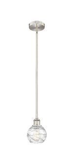 Edison One Light Mini Pendant in Brushed Satin Nickel (405|616-1S-SN-G1213-6)