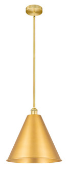 Edison One Light Mini Pendant in Satin Gold (405|616-1S-SG-MBC-16-SG)