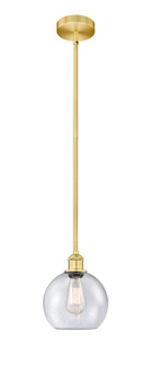 Edison One Light Mini Pendant in Satin Gold (405|616-1S-SG-G124-8)