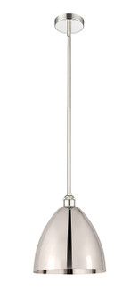 Edison One Light Mini Pendant in Polished Nickel (405|616-1S-PN-MBD-12-PN)