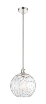 Edison One Light Mini Pendant in Polished Nickel (405|616-1S-PN-G1215-12)