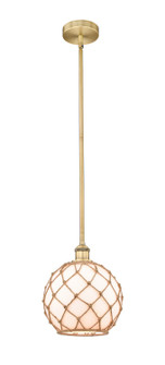 Edison One Light Mini Pendant in Brushed Brass (405|616-1S-BB-G121-10RB)
