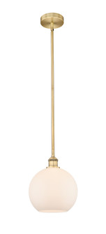 Edison One Light Mini Pendant in Brushed Brass (405|616-1S-BB-G121-10)