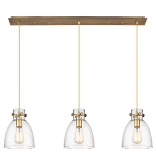 Downtown Urban One Light Linear Pendant in Brushed Brass (405|123-410-1PS-BB-G412-8SDY)