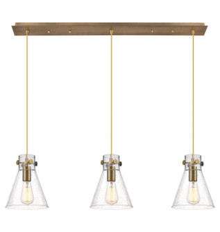 Downtown Urban Eight Light Linear Pendant in Brushed Brass (405|123-410-1PS-BB-G411-8SDY)