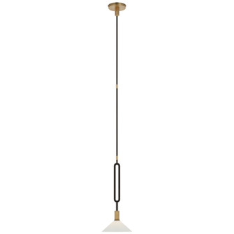 Argo LED Pendant in Warm Iron and Antique Brass (268|RB 5060WI/AB-BSQ)