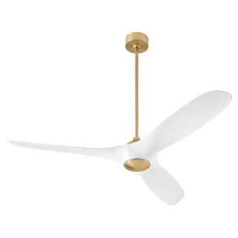 Province 56'' Ceiling Fan in Aged Brass / White (440|3-122-640)