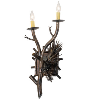 Lone Pine Two Light Wall Sconce in Antique Copper,Burnished (57|265211)