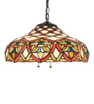 Franco Three Light Pendant in Mahogany Bronze (57|265146)