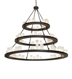 Loxley LED Chandelier in Black Metal (57|260986)