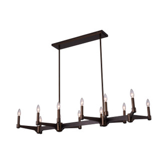 Tono 12 Light Island Pendant in Vintage Bronze (33|519061VBZ)