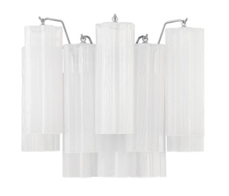 Addis Two Light Wall Sconce in Polished Chrome (60|ADD-302-CH-WH)