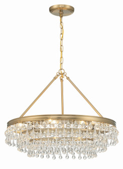 Calypso Six Light Chandelier in Vibrant Gold (60|237-VG)