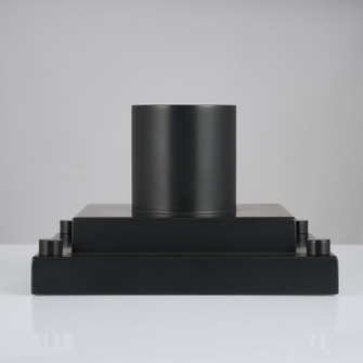 Esterno Cristallo LED Outdoor Pier Mount in Matte Black (238|090302-052)