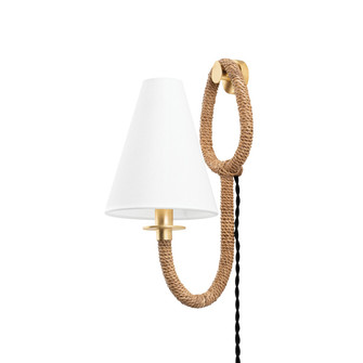 Deaver One Light Wall Sconce in Vintage Gold Leaf (67|PTL1215-VGL)