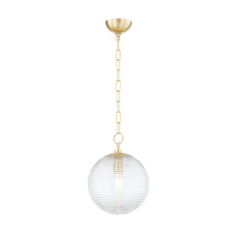 Sara One Light Pendant in Aged Brass (428|H815701S-AGB)