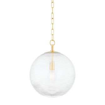 Sara One Light Pendant in Aged Brass (428|H815701L-AGB)