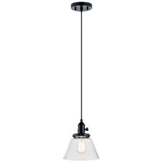 Avery One Light Mini Pendant in Black (12|43851BK)