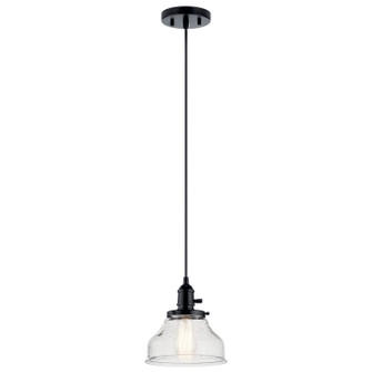 Avery One Light Mini Pendant in Black (12|43850BK)