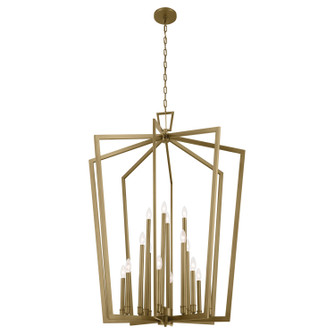 Abbotswell 16 Light Foyer Pendant in Natural Brass (12|43499NBR)