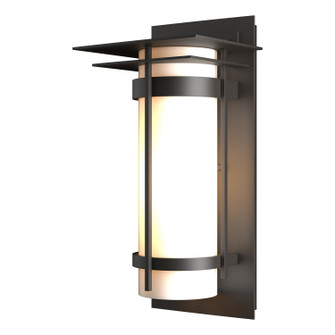Banded One Light Outdoor Wall Sconce in Coastal White (39|305993-SKT-02-GG0034)